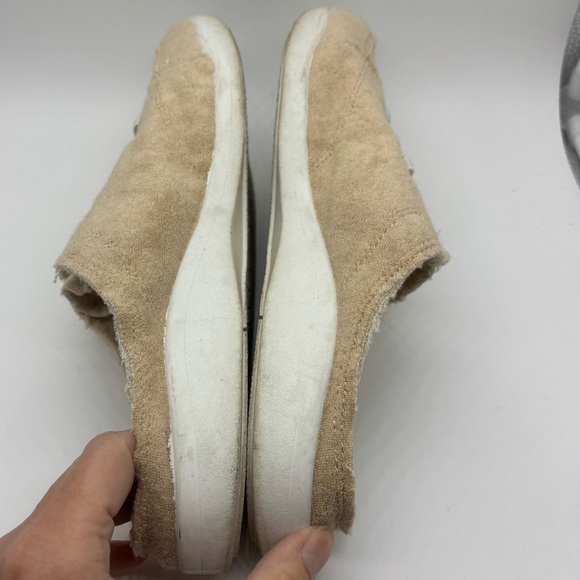Vionic Beach Breeze Mules Womens Size 10 Light Tan Terry Slip On Sneakers Shoes - Picture 6 of 9